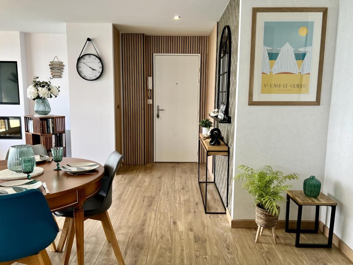 Appt Vue Mer Exceptionnelle Triple Expo - 70M 2Ch - Renove Saint-Cast-le-Guildo Exteriér fotografie